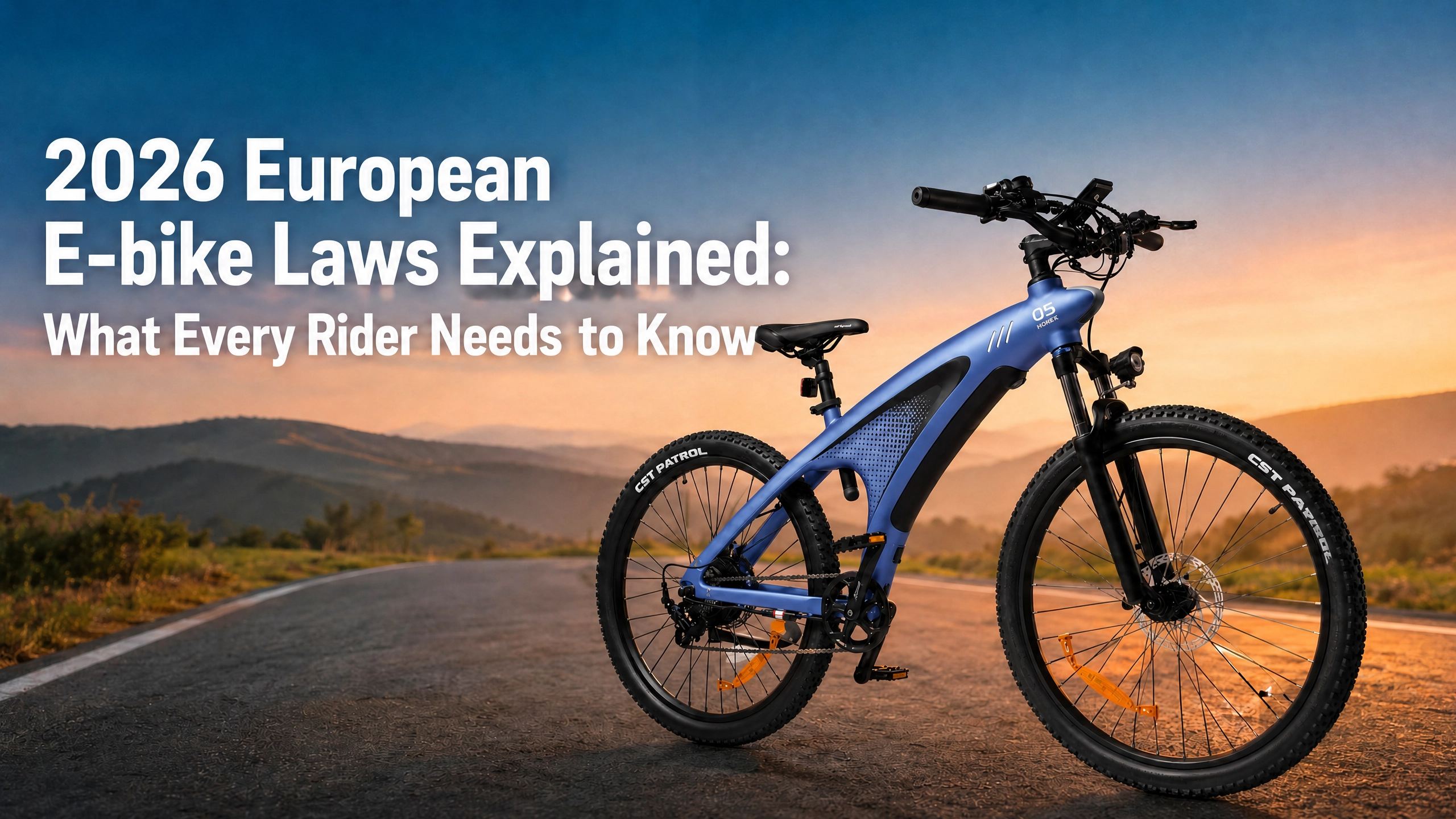 2026 European E-bike Laws Explained: What Every Rider Needs to Know