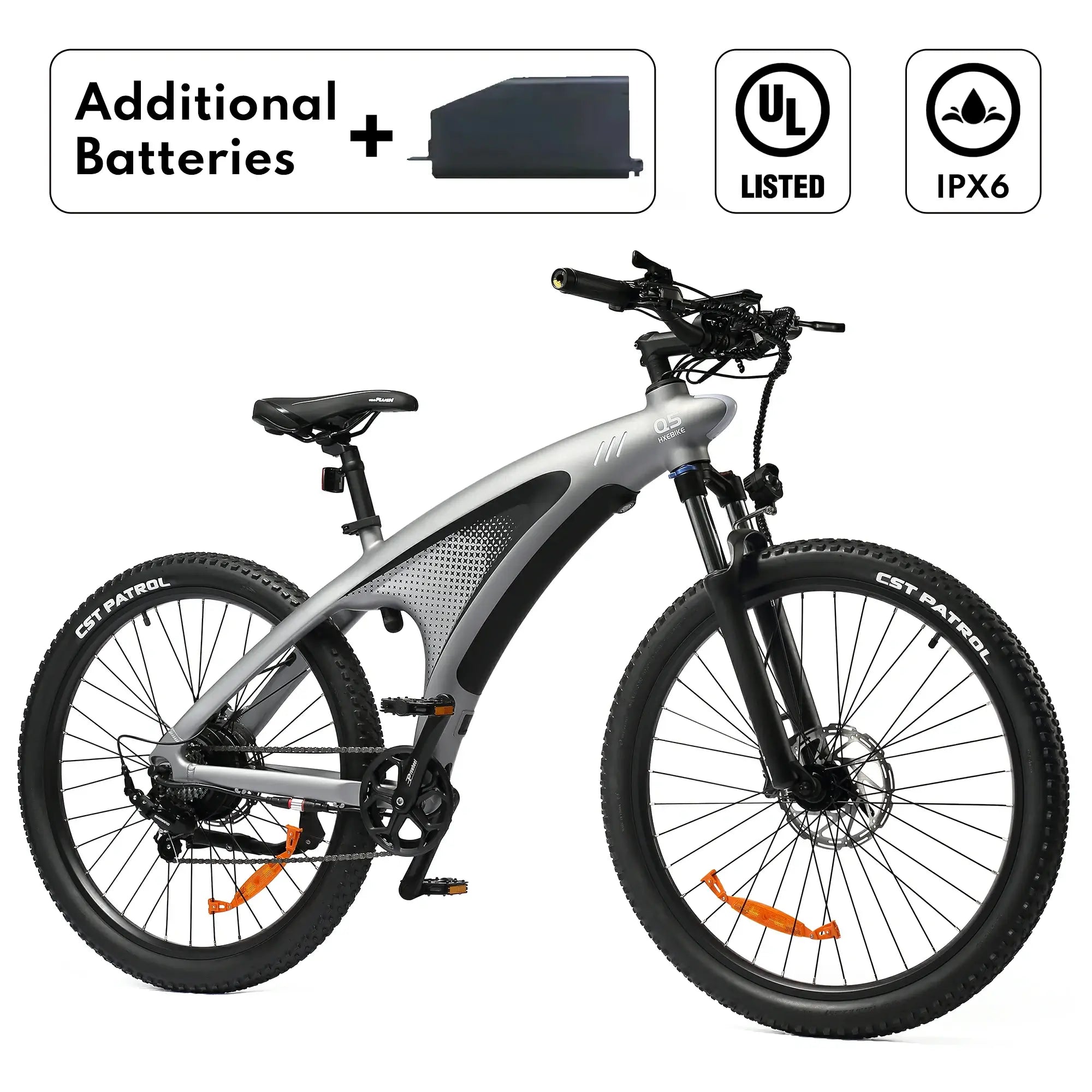 HXeBike Shark Mako🦈 27.5×2.25" E-MTB