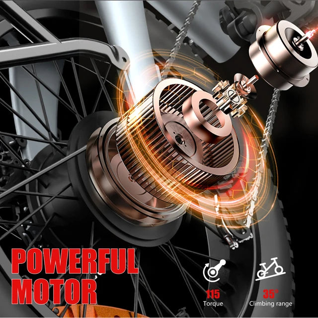 HXeBike Orca Electric Commuter Bike