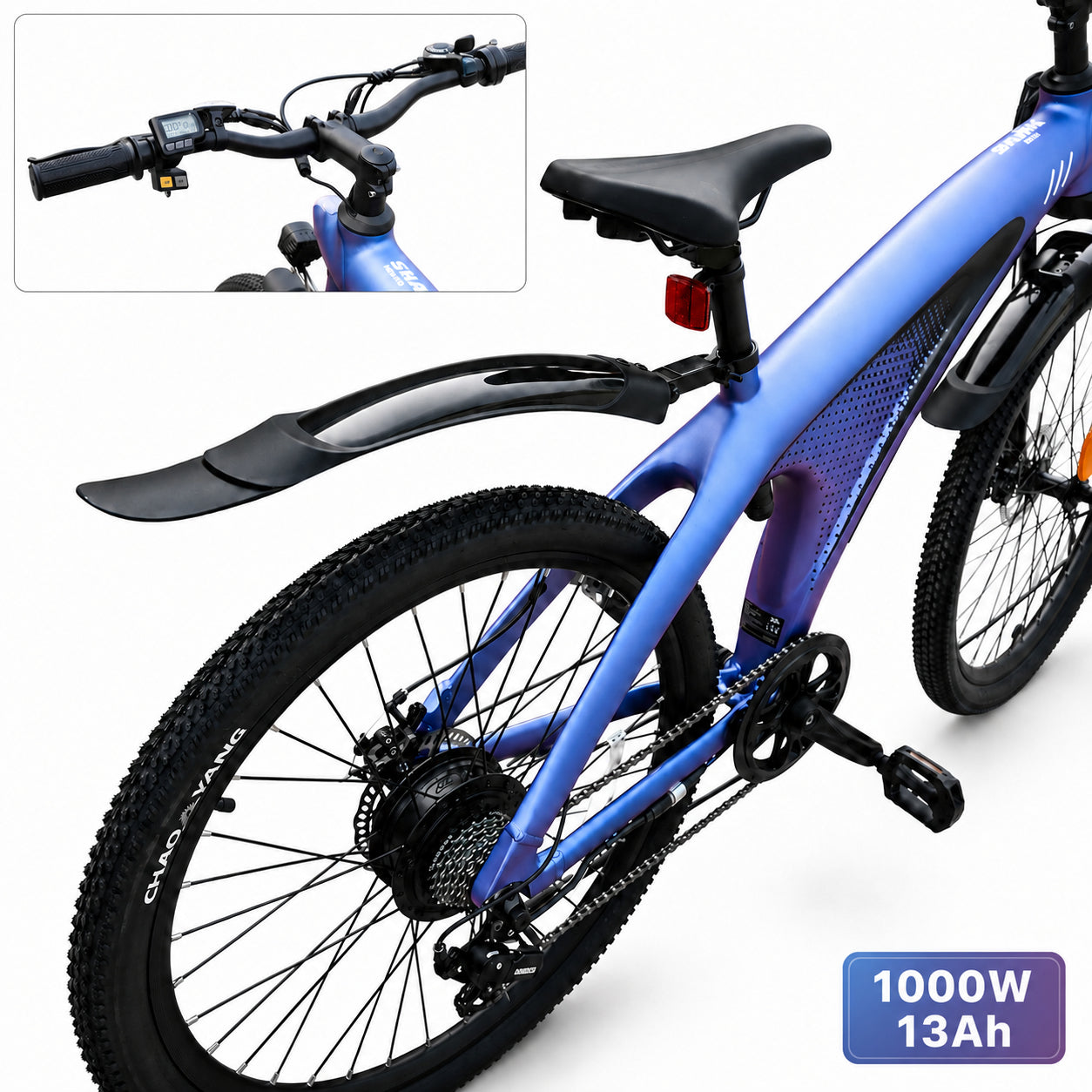 HX Q5 Shark Electric Bike with Built-in Battery