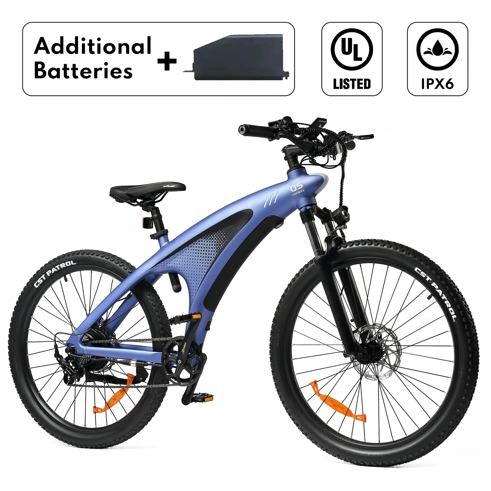 HXeBike Shark Mako🦈 27.5×2.25" E-MTB