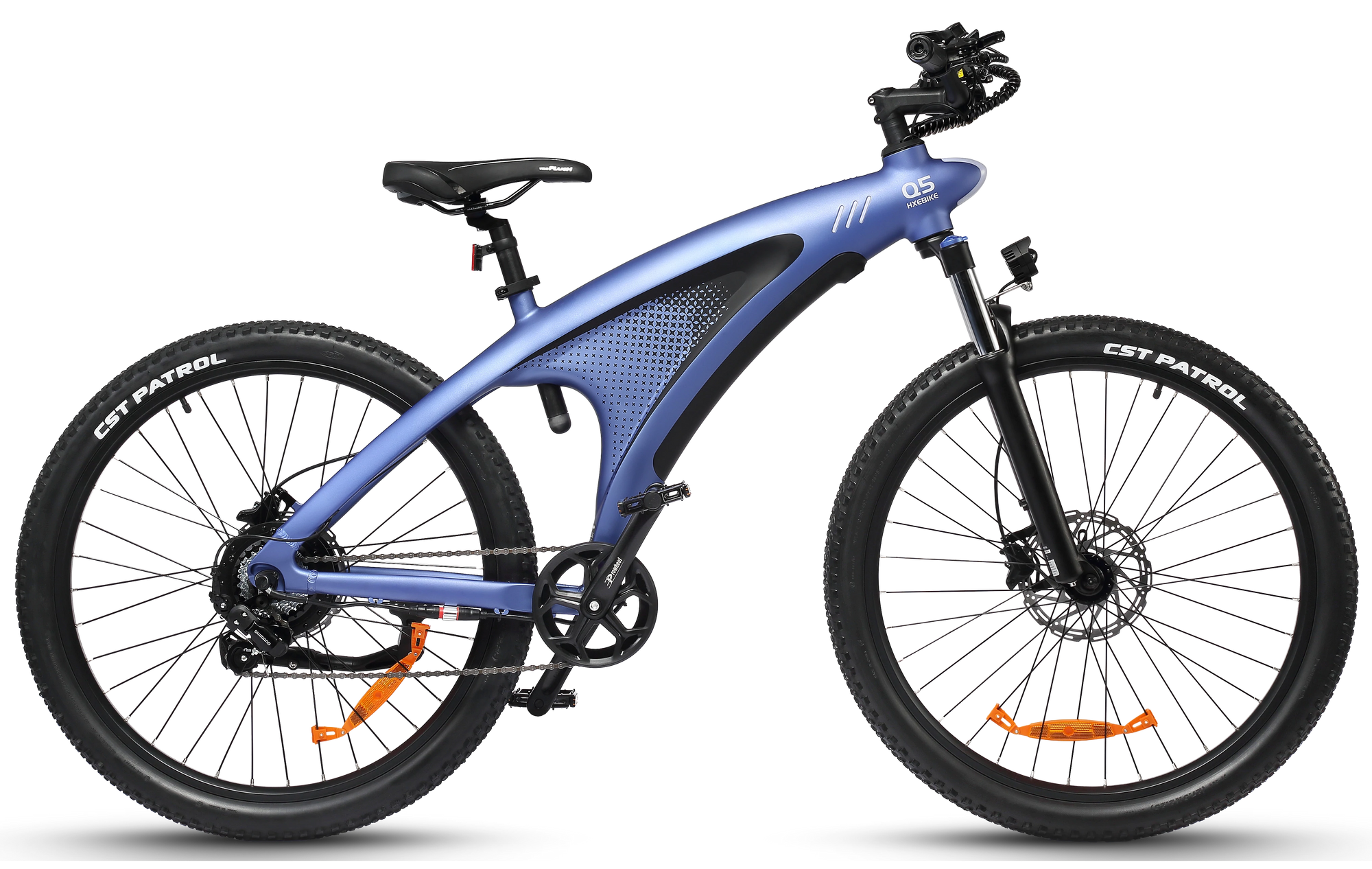 HX Q5 Shark Commuter eBike – 37 MPH, 120km Range, 2000W – HXebike-euro